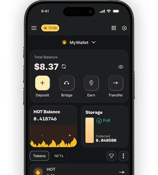 Connect HOT Wallet