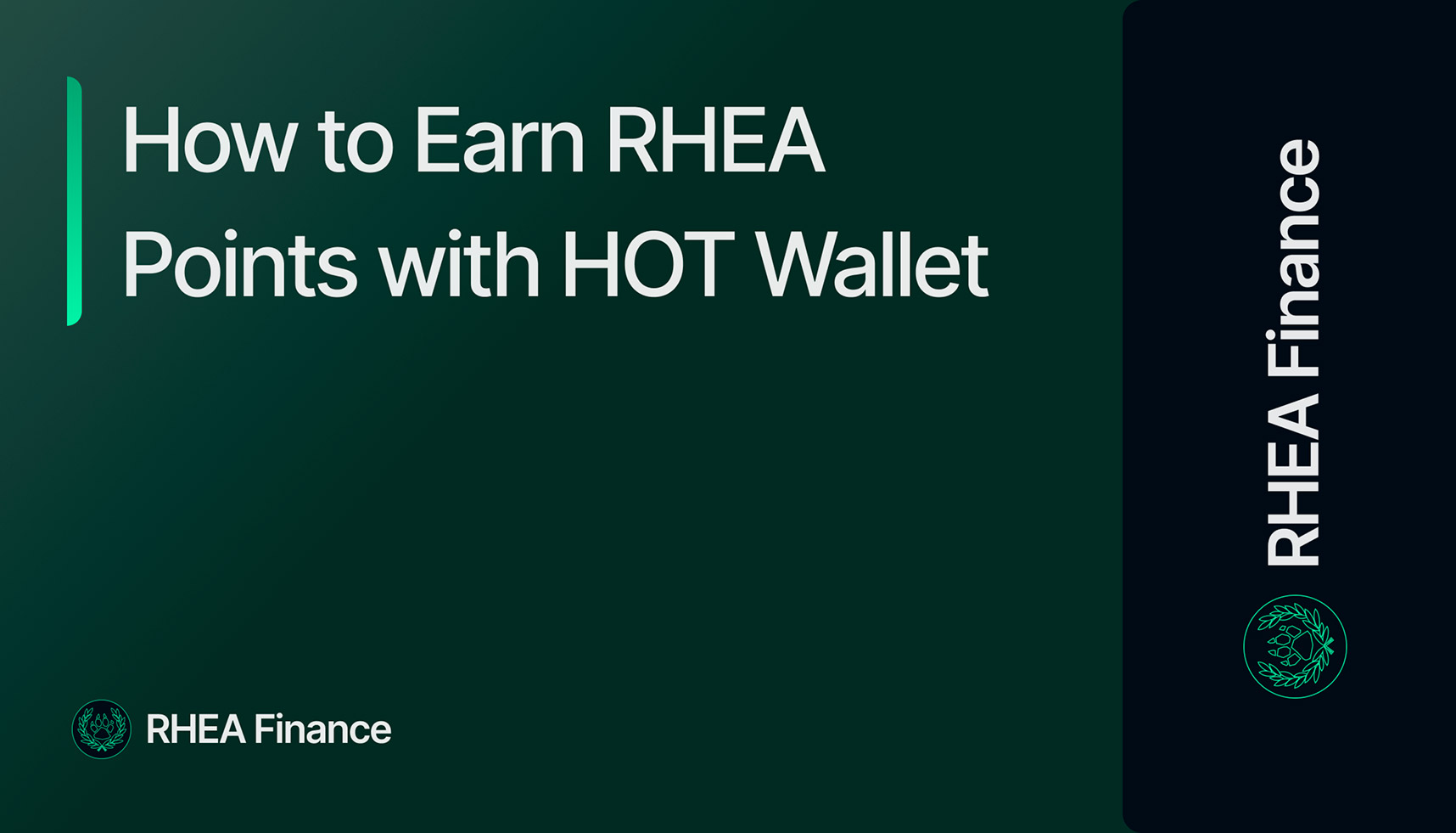 How to Earn RHEA Points with HOT Wallet